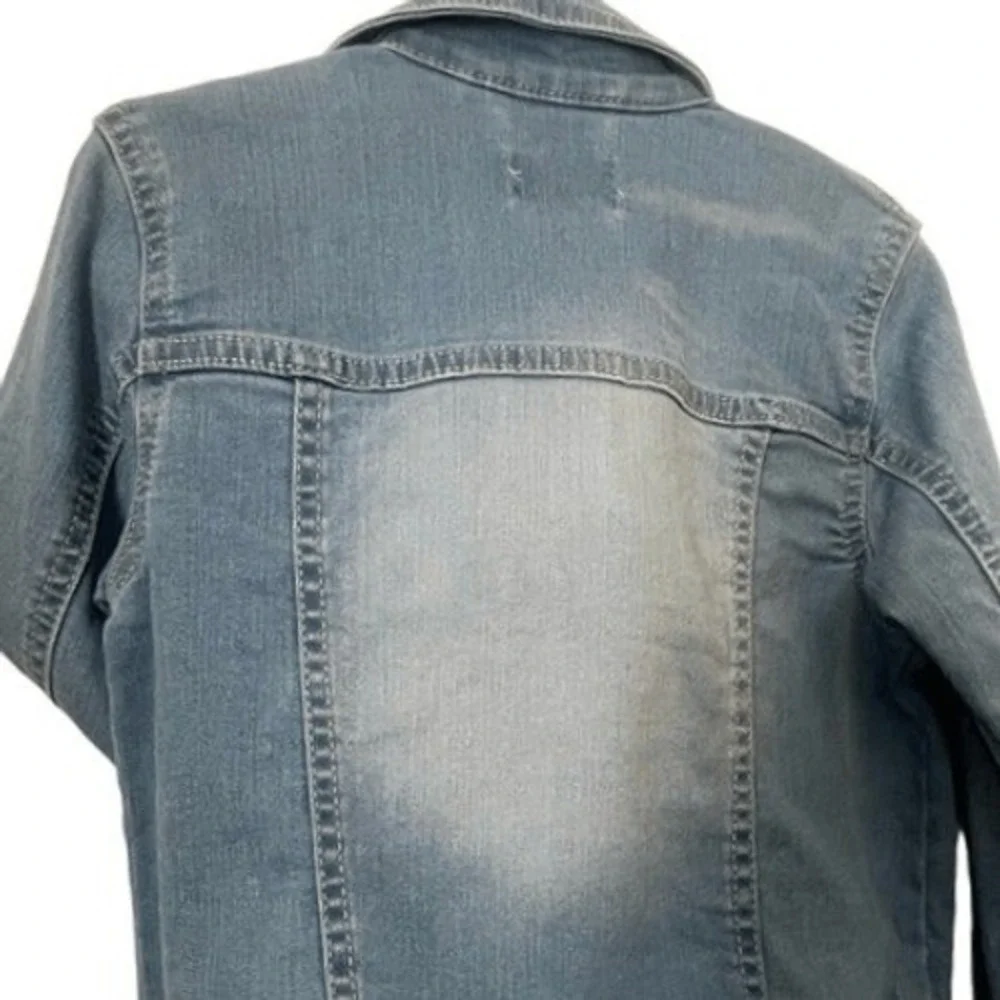 The Childrens Place Kids Denim Trucker‎ Jacket Medium Wash Blue Size 5/6 S/P